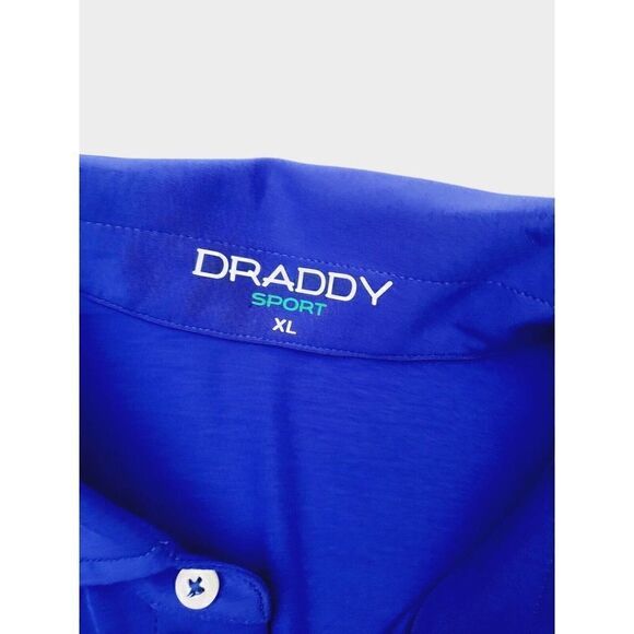 B Draddy Sport Polo Shirt Mens Medium Short Sleeve Size XL - Picture 6 of 8